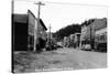 Cordova, Alaska - Main Street View-Lantern Press-Stretched Canvas