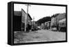 Cordova, Alaska - Main Street View-Lantern Press-Framed Stretched Canvas