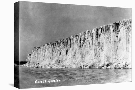 Cordova, Alaska - View of Child's Glacier-Lantern Press-Stretched Canvas