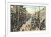 Cordova Street, Vancouver, British Columbia-null-Framed Premium Giclee Print