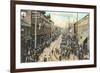 Cordova Street, Vancouver, British Columbia-null-Framed Premium Giclee Print