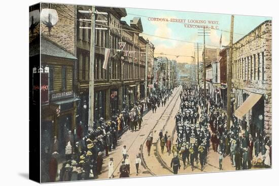 Cordova Street, Vancouver, British Columbia-null-Stretched Canvas