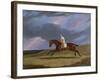 Corduroy', a Bay Racehorse, with a Jockey Up, Galloping on a Racecourse-John Frederick Herring I-Framed Giclee Print