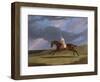 Corduroy', a Bay Racehorse, with a Jockey Up, Galloping on a Racecourse-John Frederick Herring I-Framed Giclee Print