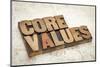 Core Values-PixelsAway-Mounted Photographic Print