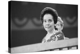Coretta Scott King at the Democratic National Convention, NYC, 1976-Warren K. Leffler-Stretched Canvas