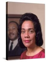 Coretta Scott King, Widow of Civil Rights Leader Martin Luther King, Jr-Vernon Merritt III-Stretched Canvas
