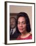 Coretta Scott King, Widow of Civil Rights Leader Martin Luther King, Jr-Vernon Merritt III-Framed Premium Photographic Print