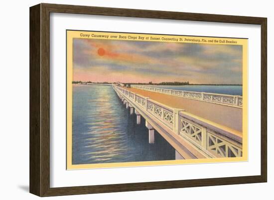 Corey Causeway, St. Petersburg, Florida-null-Framed Art Print