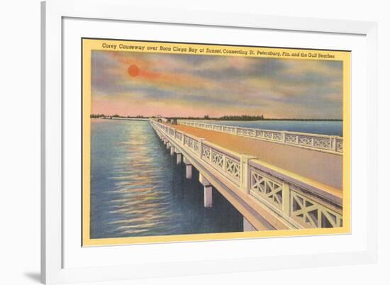 Corey Causeway, St. Petersburg, Florida-null-Framed Art Print