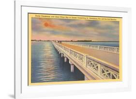 Corey Causeway, St. Petersburg, Florida-null-Framed Art Print