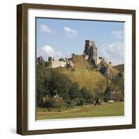 Corfe Castle, 11th Century-William the Conqueror-Framed Photographic Print