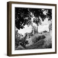 Corfe Castle, 1952-Daily Mirror-Framed Photographic Print