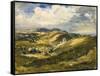 Corfe Castle and the Isle of Purbeck, 1908 (Oil on Canvas)-Philip Wilson Steer-Framed Stretched Canvas
