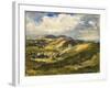 Corfe Castle and the Isle of Purbeck, 1908 (Oil on Canvas)-Philip Wilson Steer-Framed Giclee Print