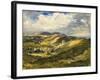 Corfe Castle and the Isle of Purbeck, 1908 (Oil on Canvas)-Philip Wilson Steer-Framed Giclee Print