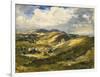 Corfe Castle and the Isle of Purbeck, 1908 (Oil on Canvas)-Philip Wilson Steer-Framed Giclee Print