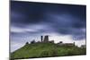 Corfe Castle at Night, Corfe, Dorset, England, United Kingdom, Europe-Matthew Williams-Ellis-Mounted Photographic Print