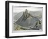 'Corfe Castle', Dorset, 1823-William Daniell-Framed Giclee Print