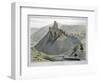 'Corfe Castle', Dorset, 1823-William Daniell-Framed Giclee Print