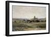 Corfe Castle, Dorset, 1905-Sir Herbert Hughes-Stanton-Framed Giclee Print