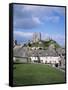 Corfe Castle, Dorset, England, United Kingdom-Roy Rainford-Framed Stretched Canvas