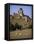 Corfe Castle, Dorset, England, United Kingdom-John Miller-Framed Stretched Canvas