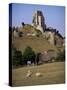 Corfe Castle, Dorset, England, United Kingdom-John Miller-Stretched Canvas