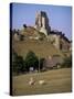 Corfe Castle, Dorset, England, United Kingdom-John Miller-Stretched Canvas