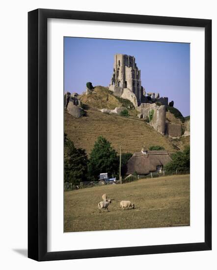 Corfe Castle, Dorset, England, United Kingdom-John Miller-Framed Photographic Print