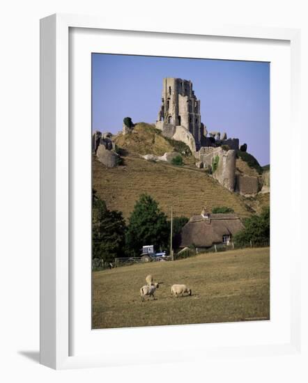 Corfe Castle, Dorset, England, United Kingdom-John Miller-Framed Photographic Print