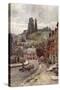 Corfe Castle Dorset-Ernest W Haslehust-Stretched Canvas