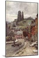 Corfe Castle Dorset-Ernest W Haslehust-Mounted Photographic Print