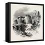 Corfe Castle, UK-null-Framed Stretched Canvas