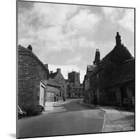 Corfe Castle Village-Staff-Mounted Photographic Print