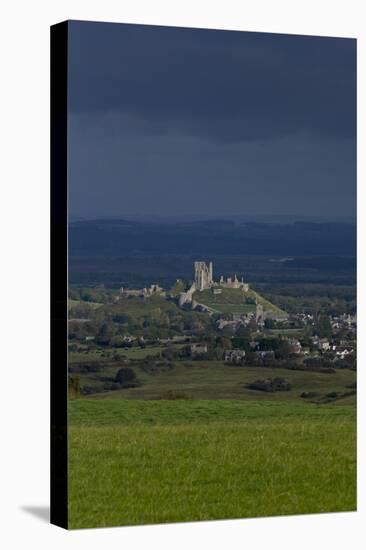 Corfe Castle-Charles Bowman-Stretched Canvas