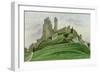 Corfe Castle-Osmund Caine-Framed Giclee Print