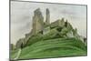 Corfe Castle-Osmund Caine-Mounted Giclee Print