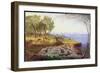 Corfu from Ascension, c.1856-64-Edward Lear-Framed Giclee Print