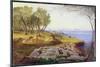 Corfu from Ascension, c.1856-64-Edward Lear-Mounted Giclee Print