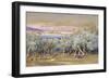 Corfu from Vonista, 1856-Edward Lear-Framed Giclee Print