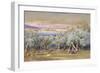 Corfu from Vonista, 1856-Edward Lear-Framed Giclee Print