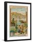 Corfu: the Statue of Achilles and Traditional Dress-null-Framed Giclee Print