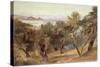 Corfu-Edward Lear-Stretched Canvas