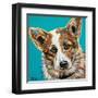 Corgi Cuteness I-Carolee Vitaletti-Framed Art Print