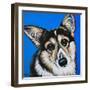 Corgi Cuteness II-Carolee Vitaletti-Framed Art Print