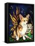 Corgi of the Faeries - Fairy Dog-Jasmine Becket-Griffith-Framed Stretched Canvas