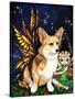 Corgi of the Faeries - Fairy Dog-Jasmine Becket-Griffith-Stretched Canvas