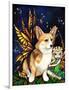 Corgi of the Faeries - Fairy Dog-Jasmine Becket-Griffith-Framed Art Print