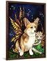 Corgi of the Faeries - Fairy Dog-Jasmine Becket-Griffith-Framed Art Print